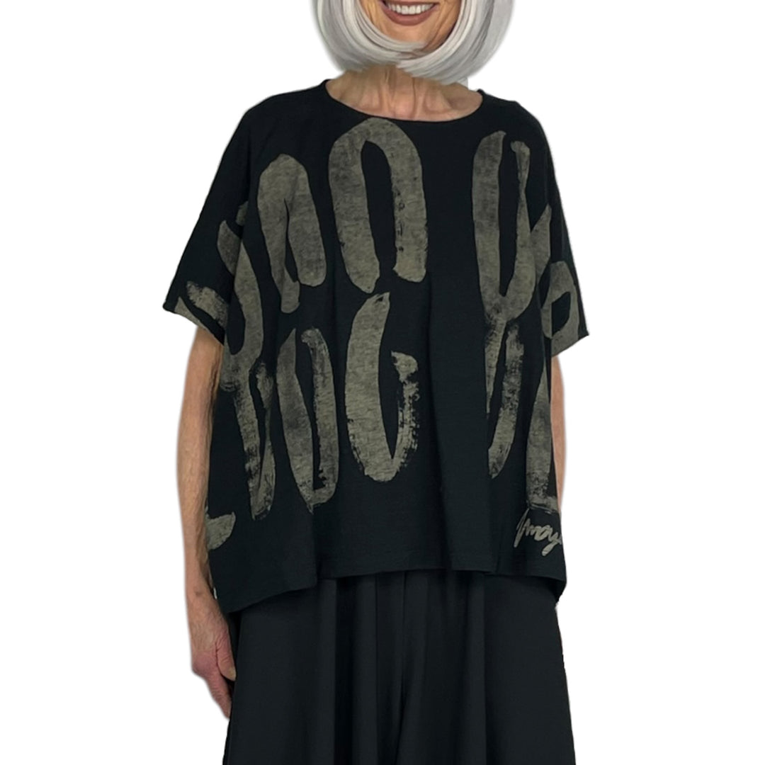 GRAPHIC PRINT BOXY T-SHIRT