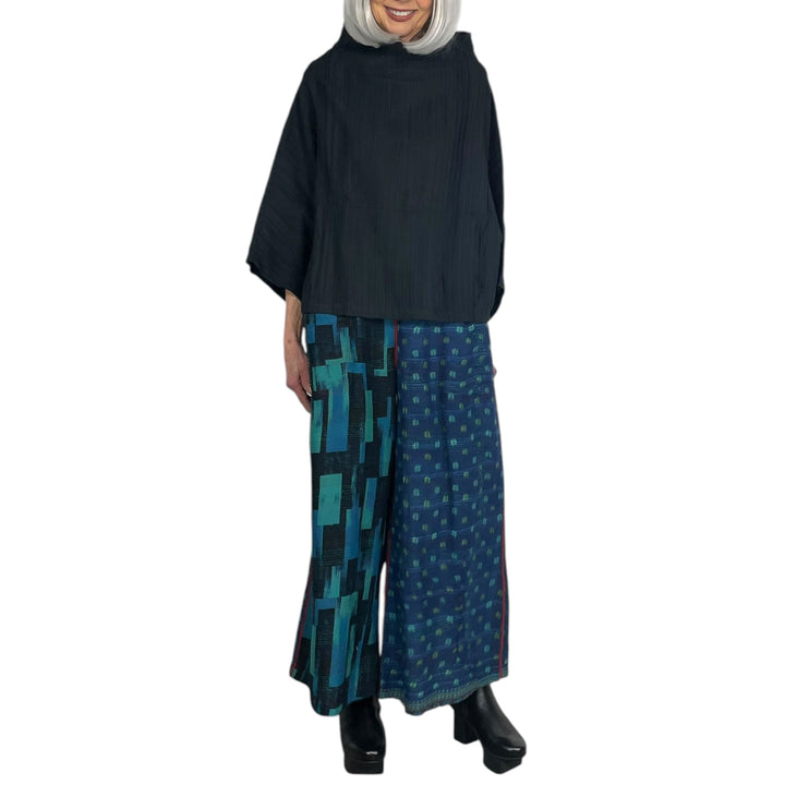 MID RISE WIDE LEG PANT