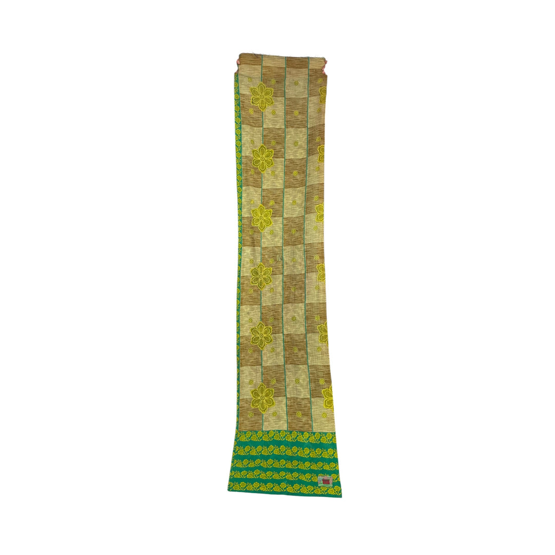 VINTAGE COTTON KANTHA SCARF STANDARD