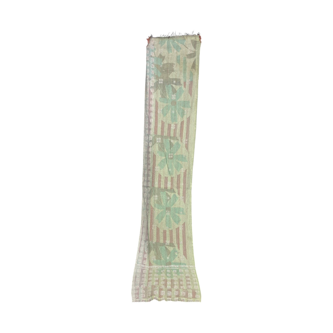 VINTAGE COTTON KANTHA SCARF STANDARD