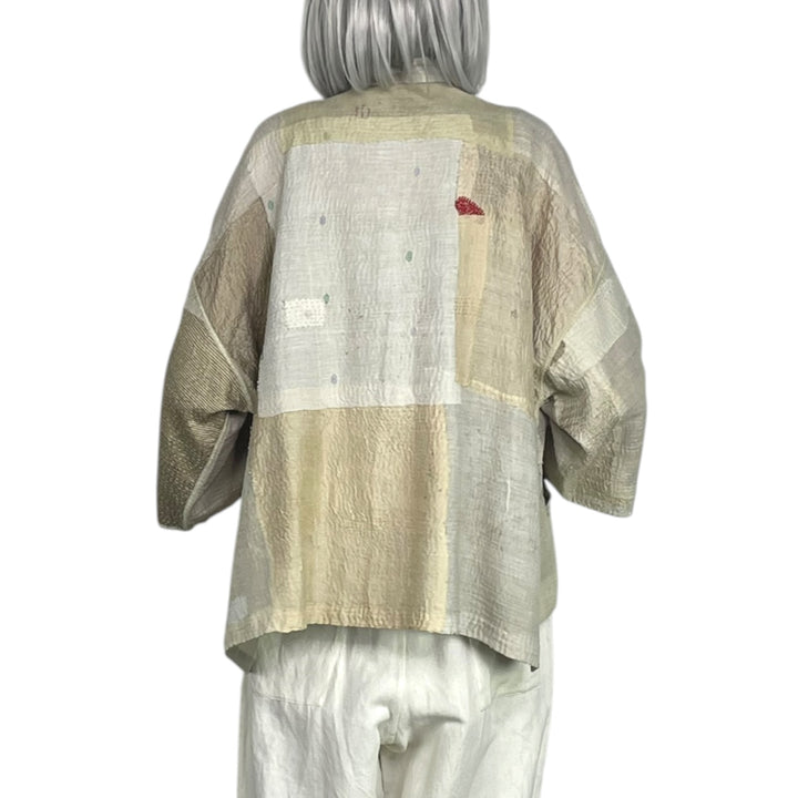 MOSAIC PATCH CROPPED TENT SHIRT