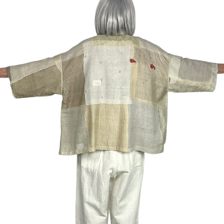 MOSAIC PATCH CROPPED TENT SHIRT