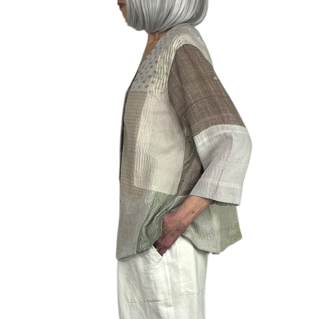 MOSAIC PATCH KURTA TOP