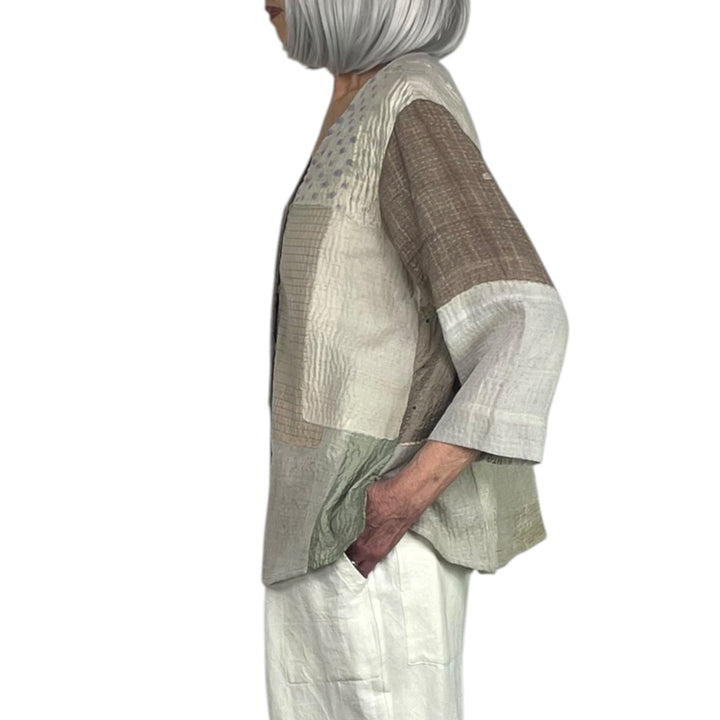 MOSAIC PATCH KURTA TOP