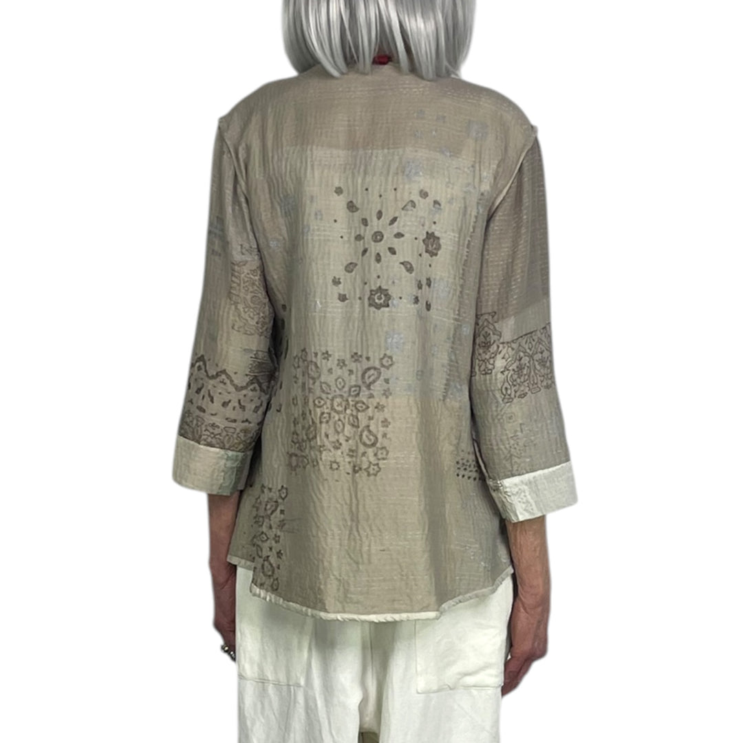 MOSAIC PATCH KURTA TOP