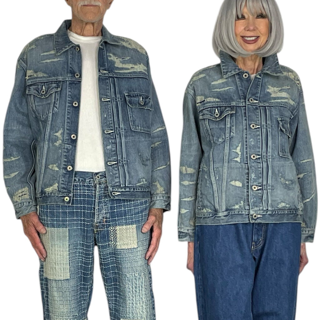 DENIM JACKET - 7YR WASH – MIO