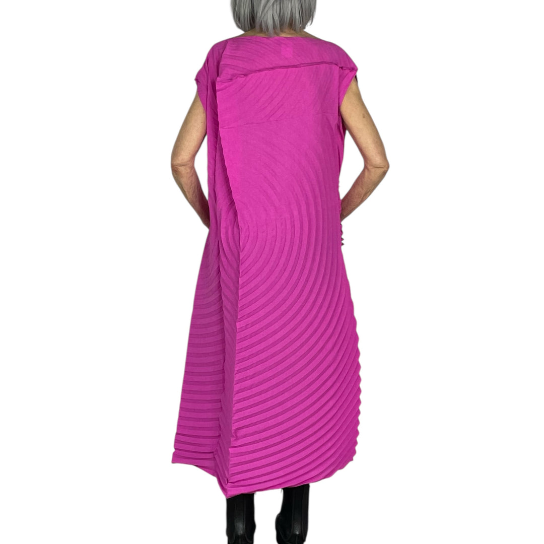 PAPER BAG PLEATS DRESS