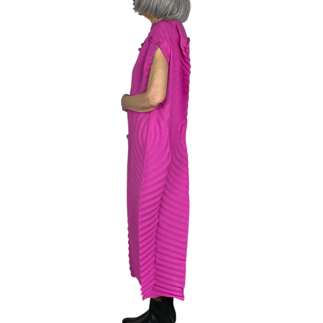PAPER BAG PLEATS DRESS