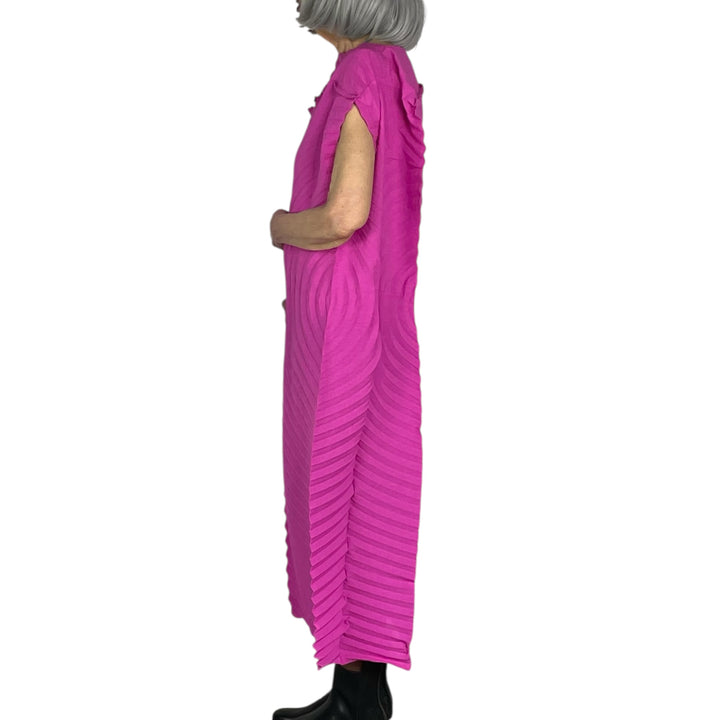 PAPER BAG PLEATS DRESS