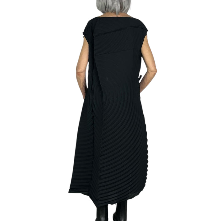 PAPER BAG PLEATS DRESS