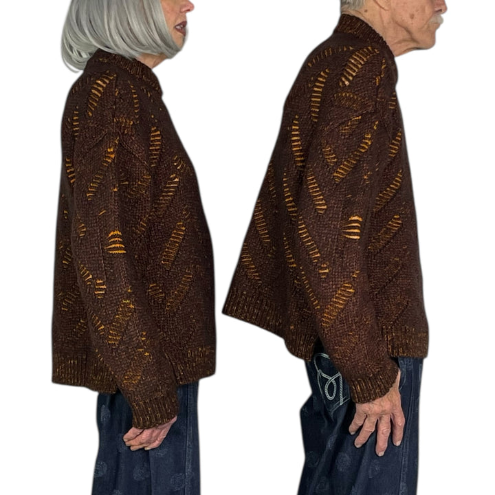 FLAT KNITTED CREWNECK SWEATER