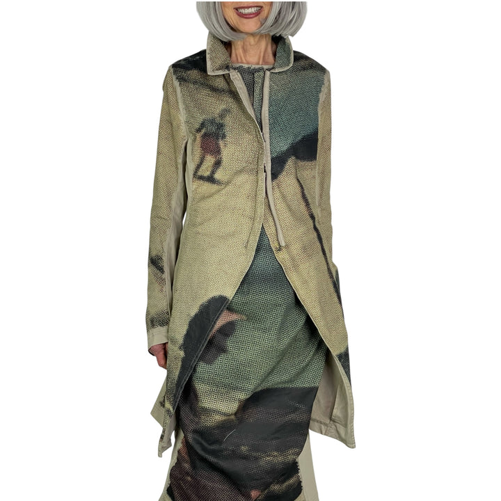 SCENE PRINT COAT