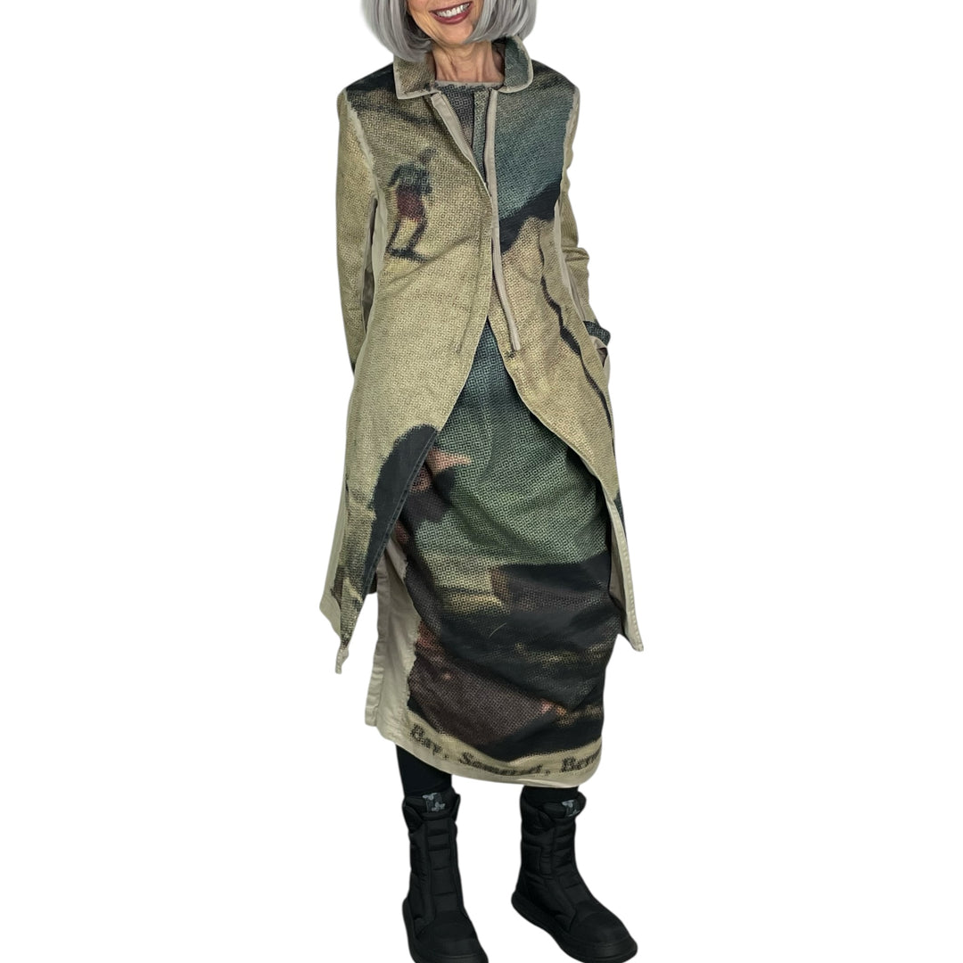 SCENE PRINT COAT