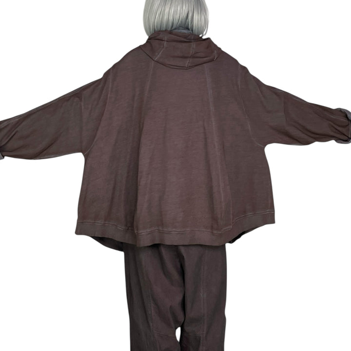 FRENCH TERRY WIDE HOODIE JACKET