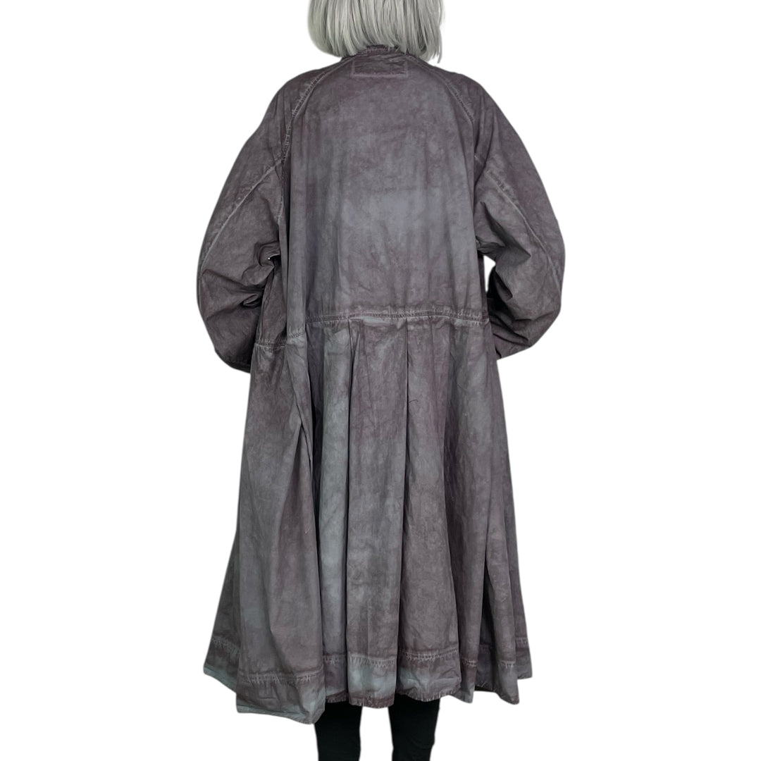 BOX PLEAT POPLIN DRESS