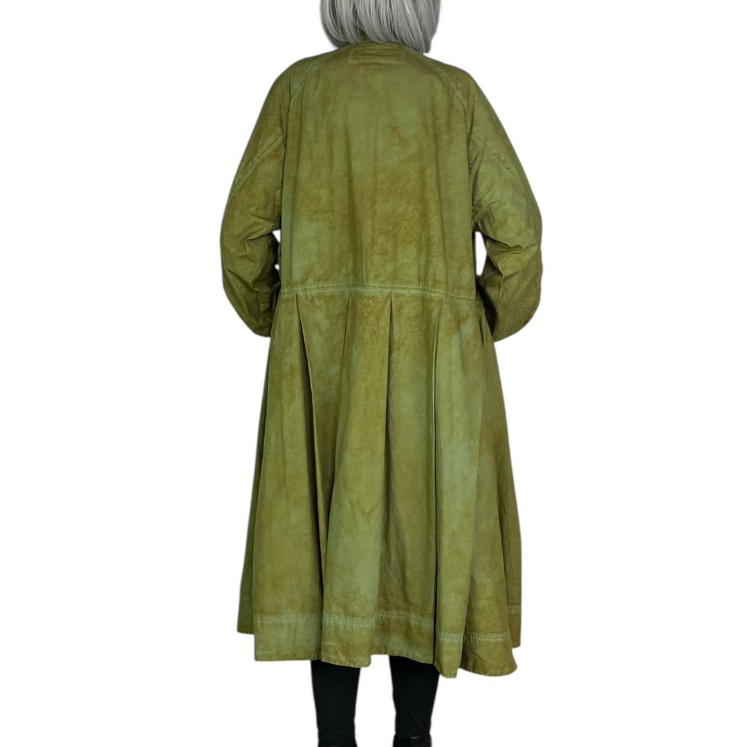 BOX PLEAT POPLIN DRESS