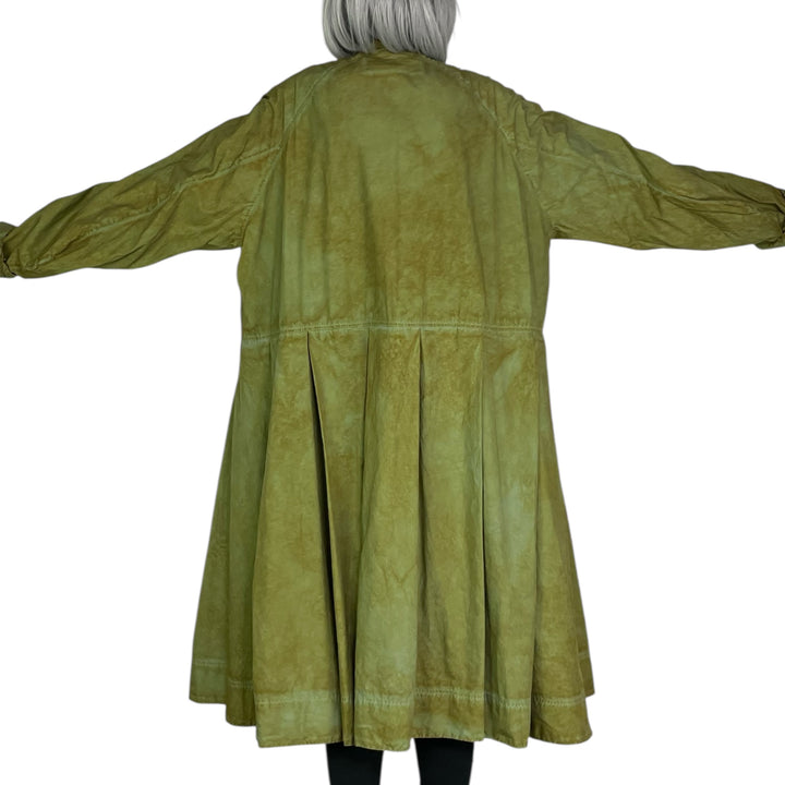 BOX PLEAT POPLIN DRESS
