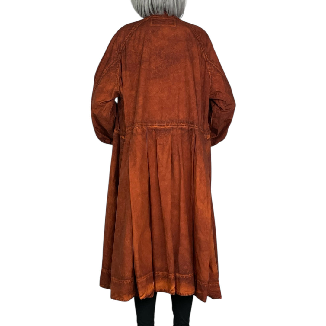 BOX PLEAT POPLIN DRESS