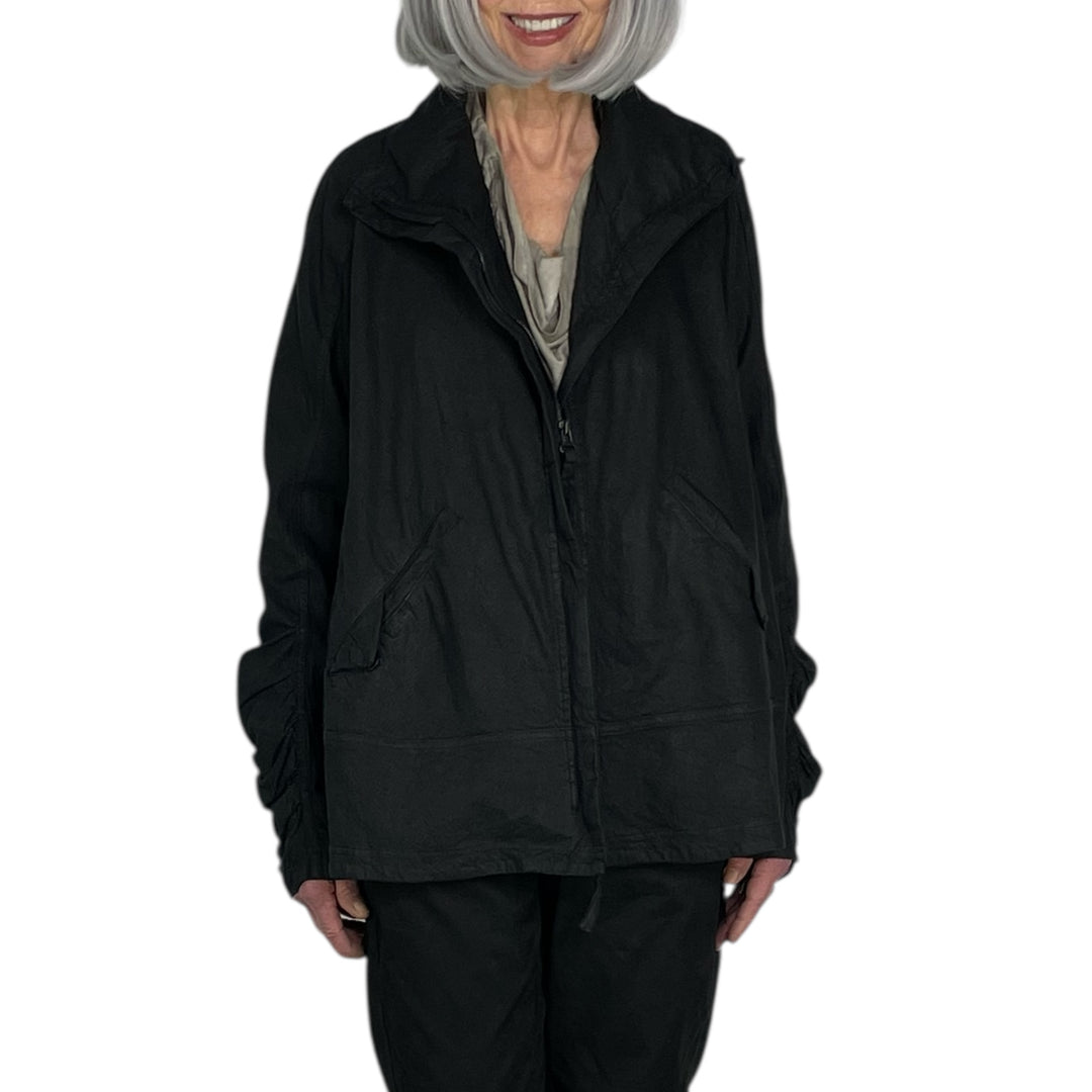 STRETCH TWILL ZIP JACKET