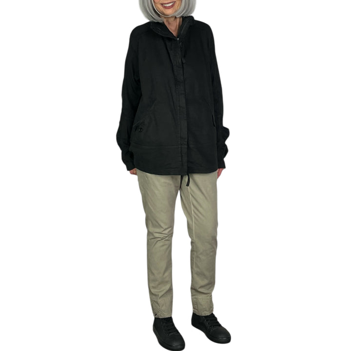 STRETCH TWILL ZIP JACKET