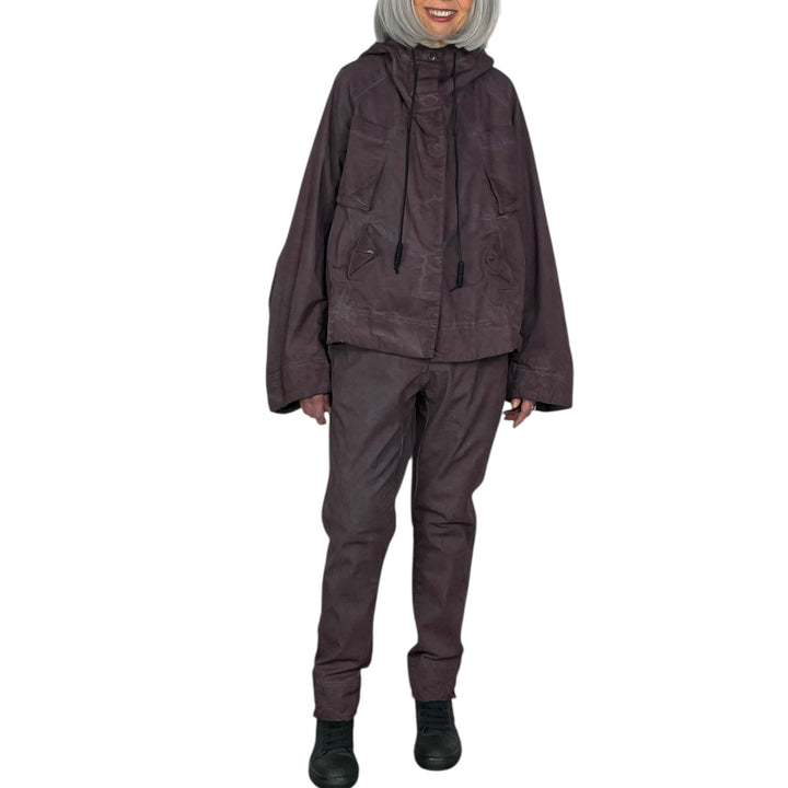 HOODED SHORT JACKET