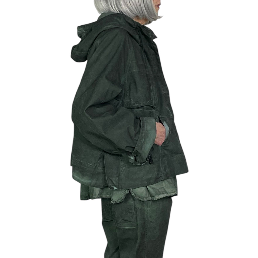HOODED SHORT JACKET