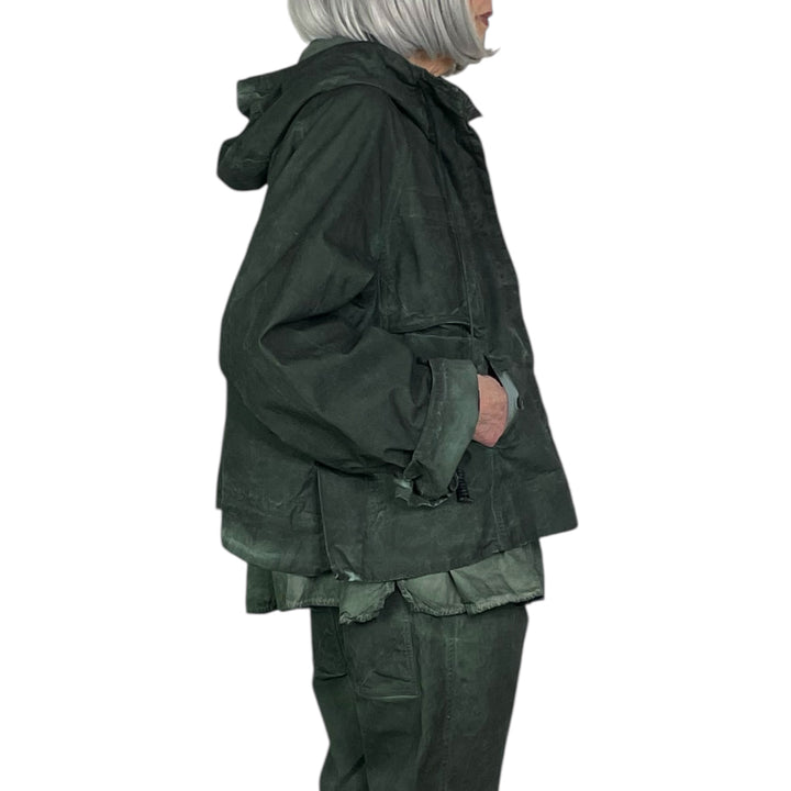 HOODED SHORT JACKET