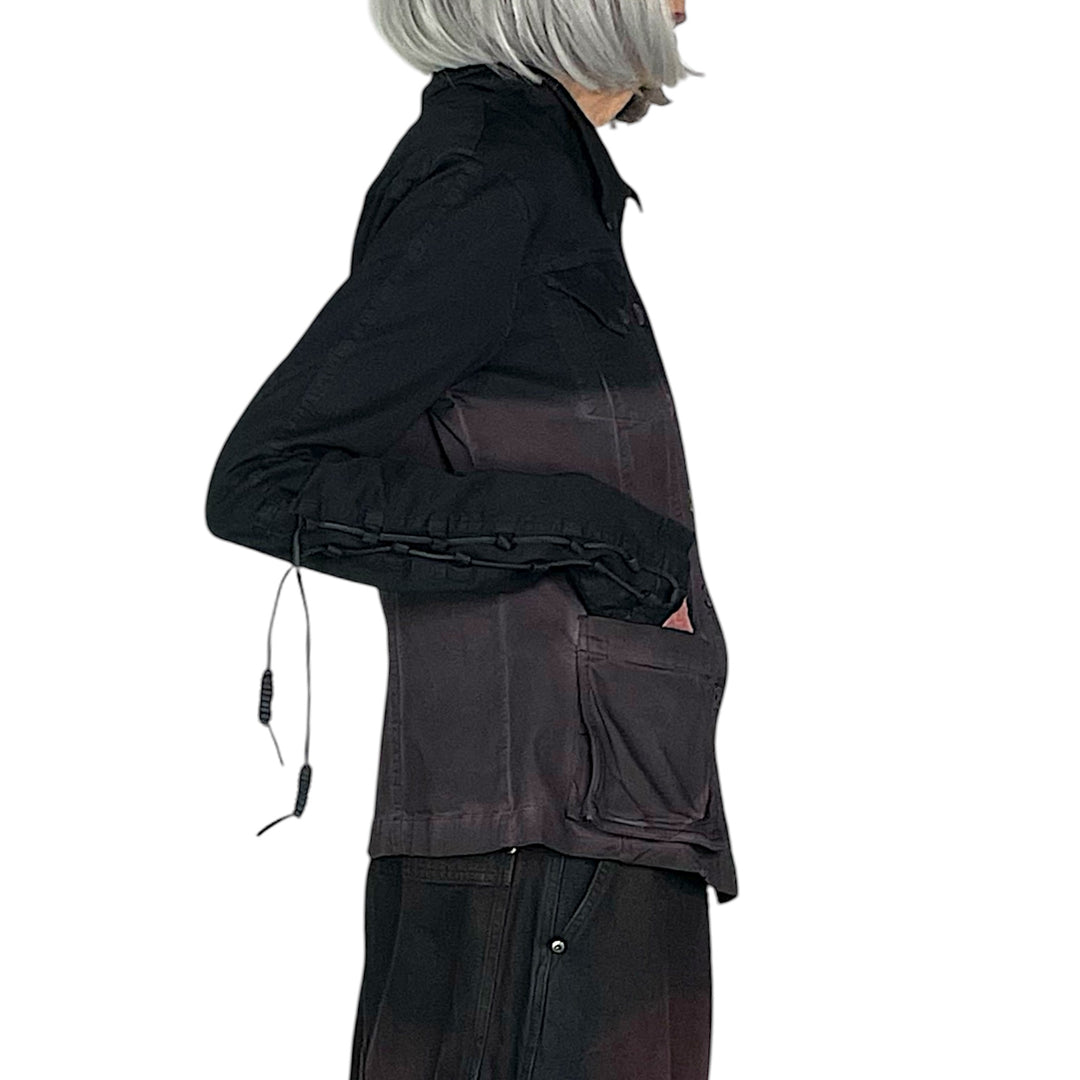 OVERDYED SHAPED JACKET