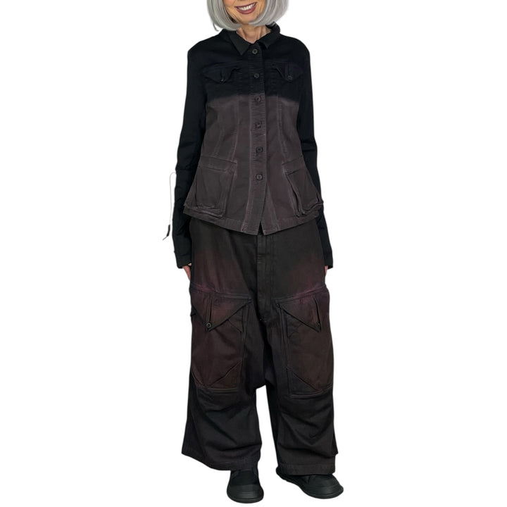 OVERDYED SHAPED JACKET
