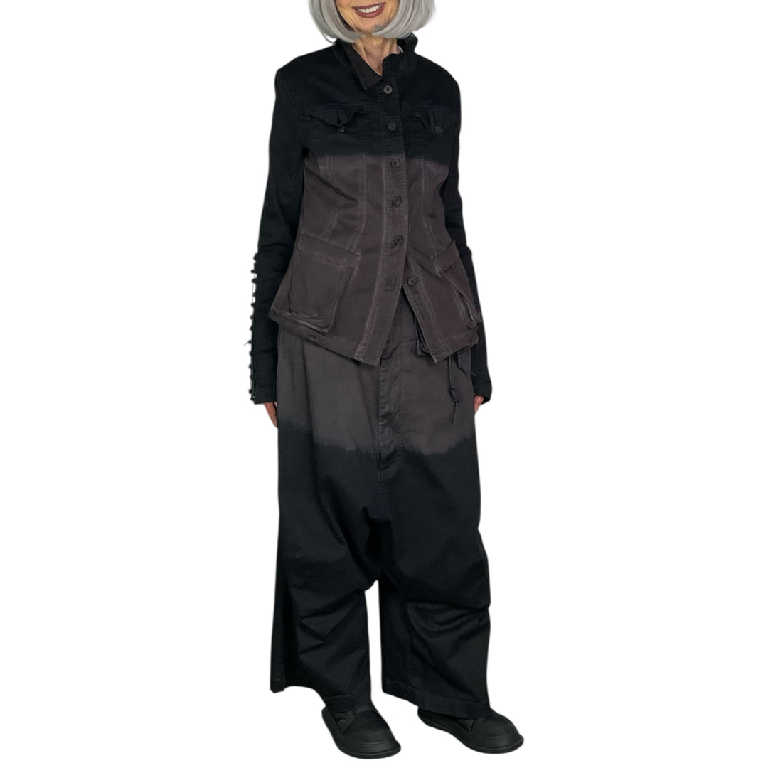 OVERDYED WAIST POUCH TROUSER
