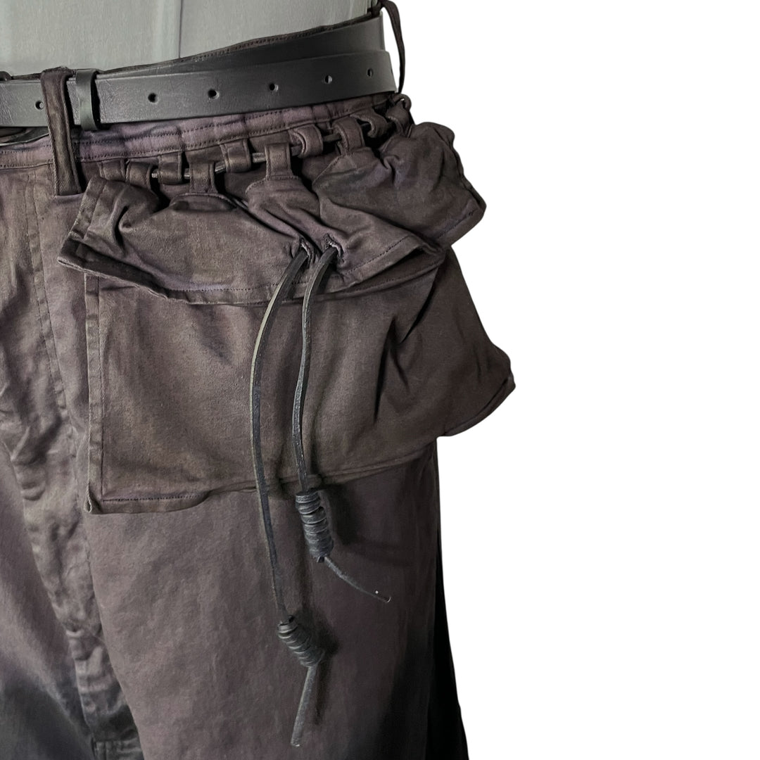 OVERDYED WAIST POUCH TROUSER
