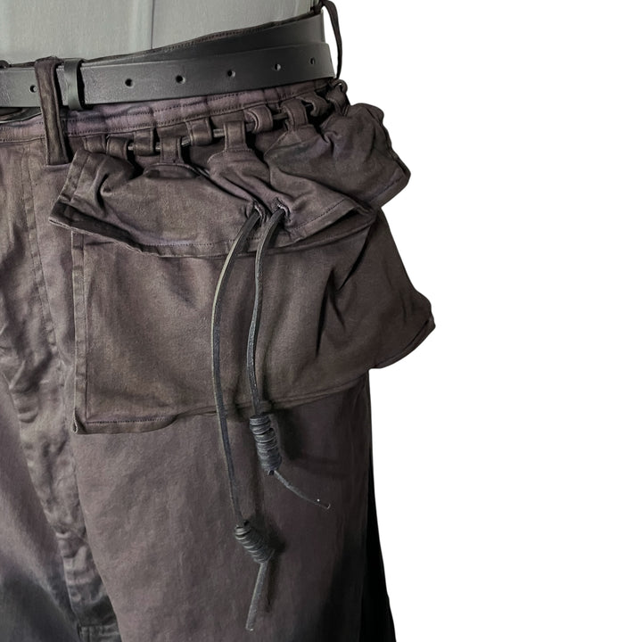 OVERDYED WAIST POUCH TROUSER