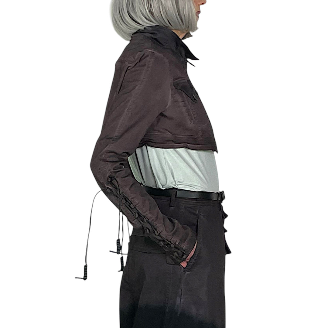 OVERDYED CROP JACKET