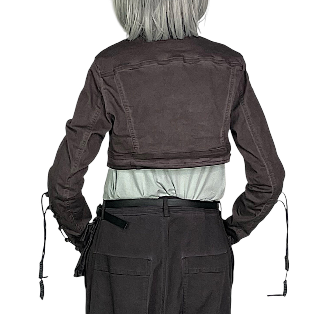 OVERDYED CROP JACKET