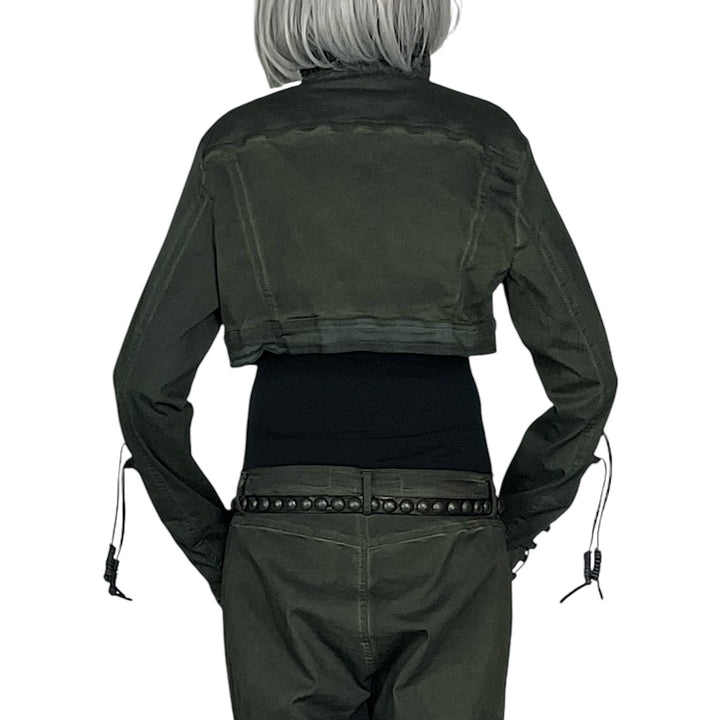 OVERDYED CROP JACKET