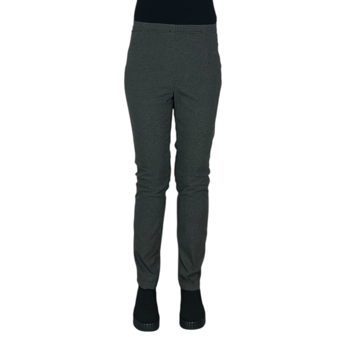 CHECK PRINT SLIM LEG PANT
