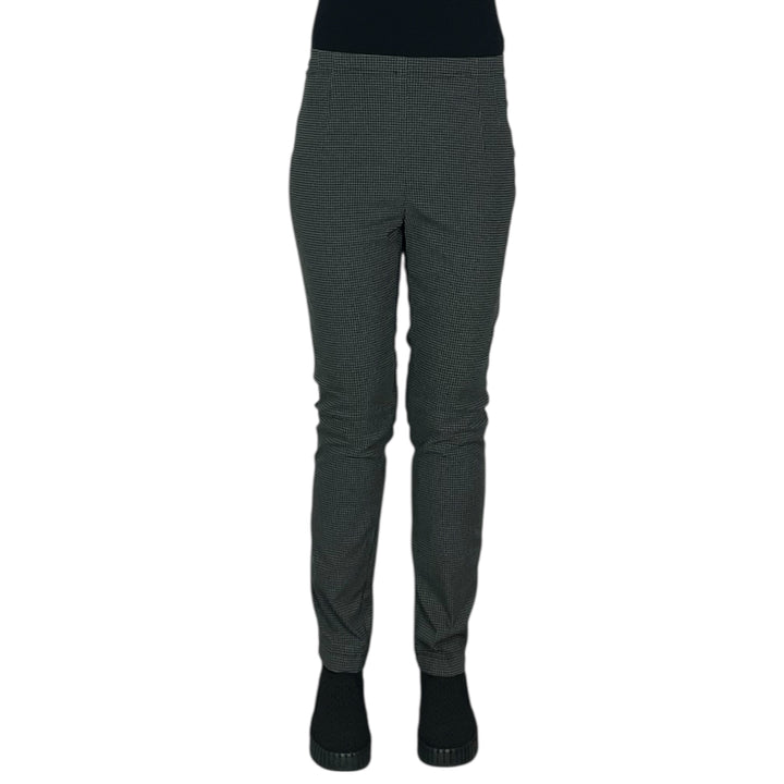 CHECK PRINT SLIM LEG PANT