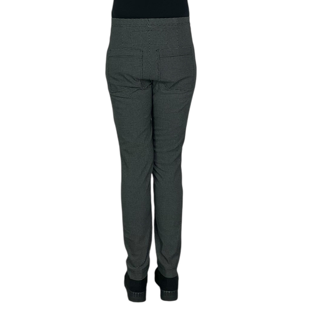 CHECK PRINT SLIM LEG PANT