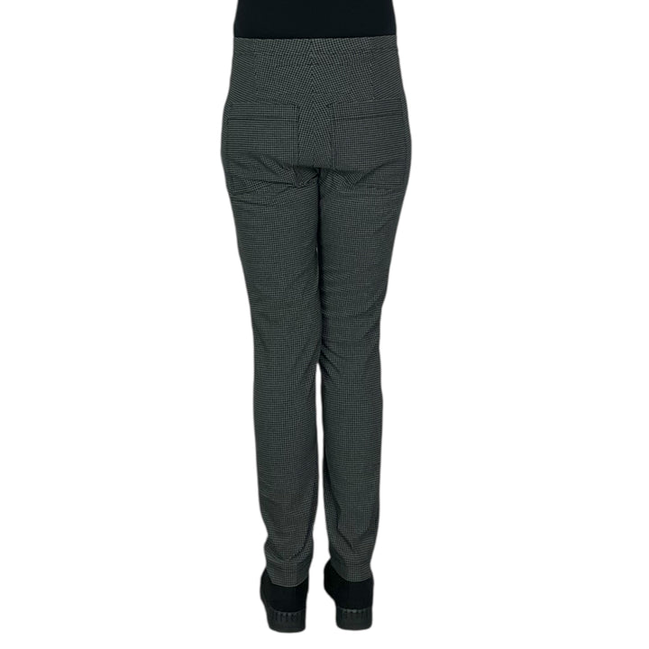 CHECK PRINT SLIM LEG PANT