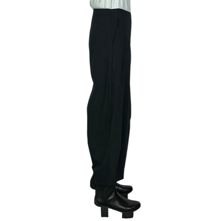 CIRCLE POCKET CURVED LEG PANT
