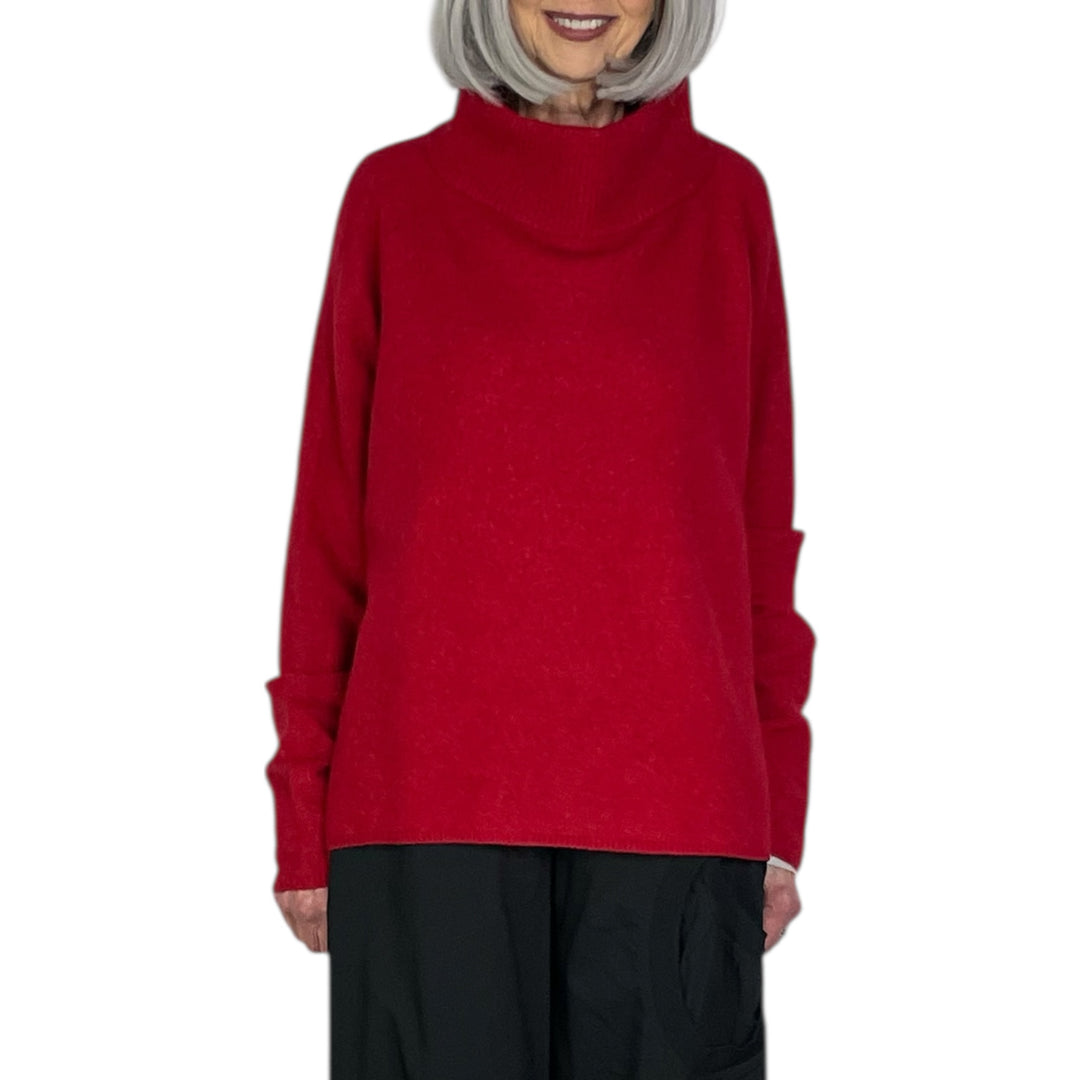 MOCK NECK PULLOVER SWEATER