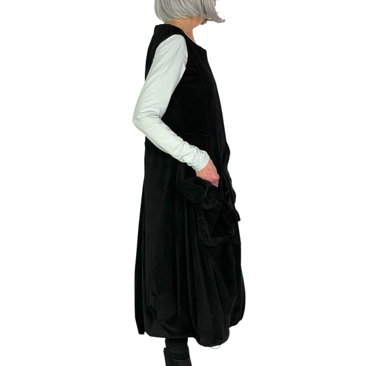 TIE POCKETS DRESS