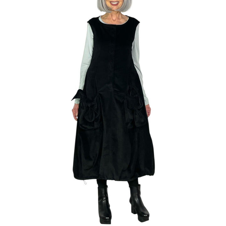TIE POCKETS DRESS
