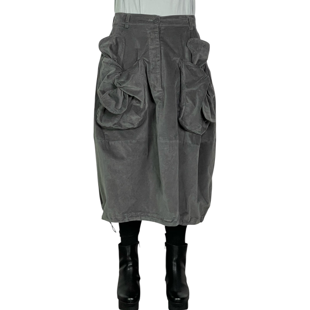 TIE POCKETS SKIRT