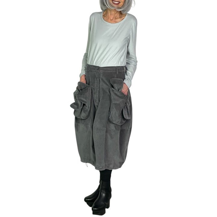 TIE POCKETS SKIRT