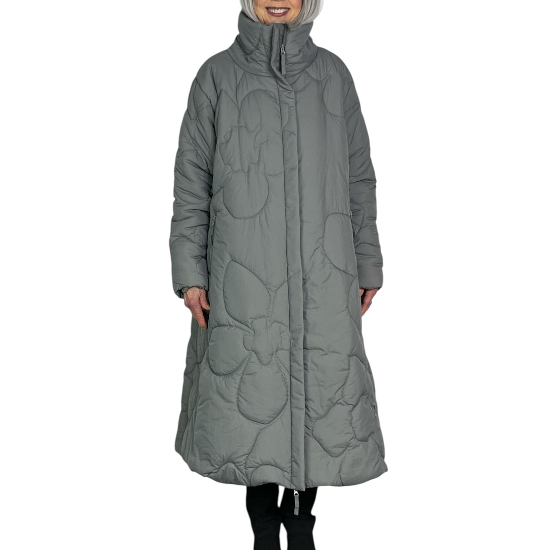 QUILTED PUFFER LONG COAT