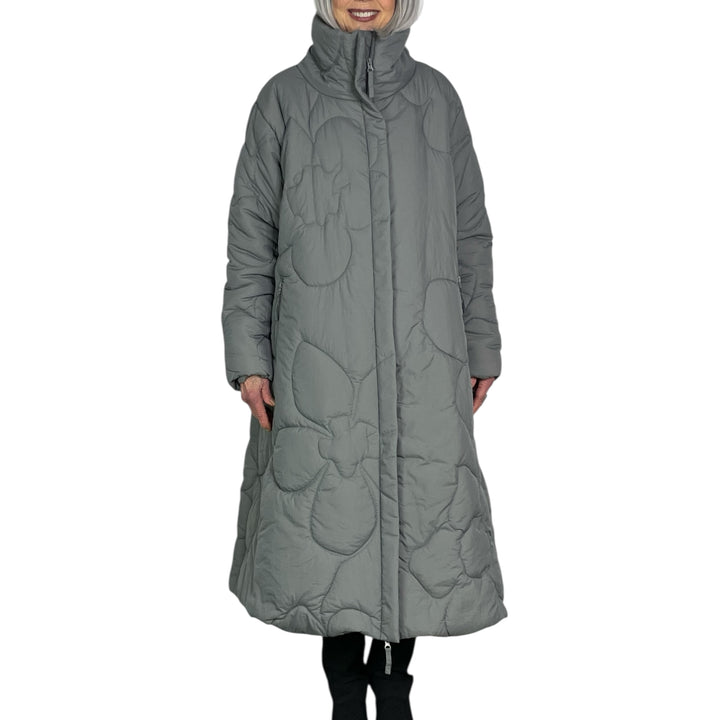QUILTED PUFFER LONG COAT