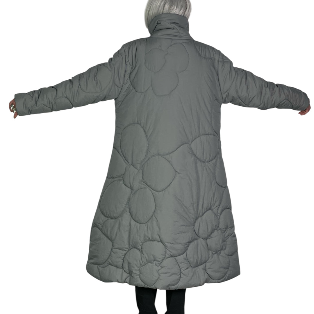 QUILTED PUFFER LONG COAT