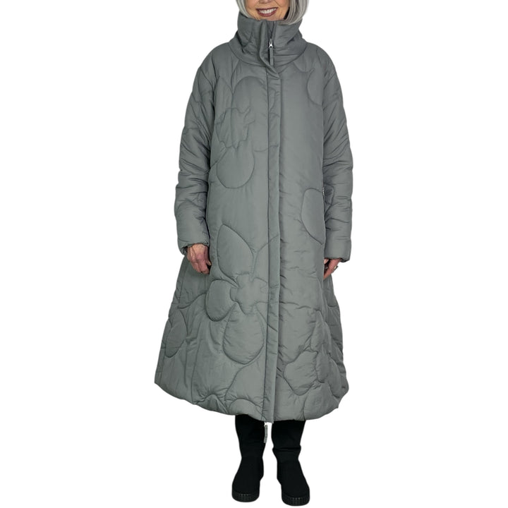 QUILTED PUFFER LONG COAT