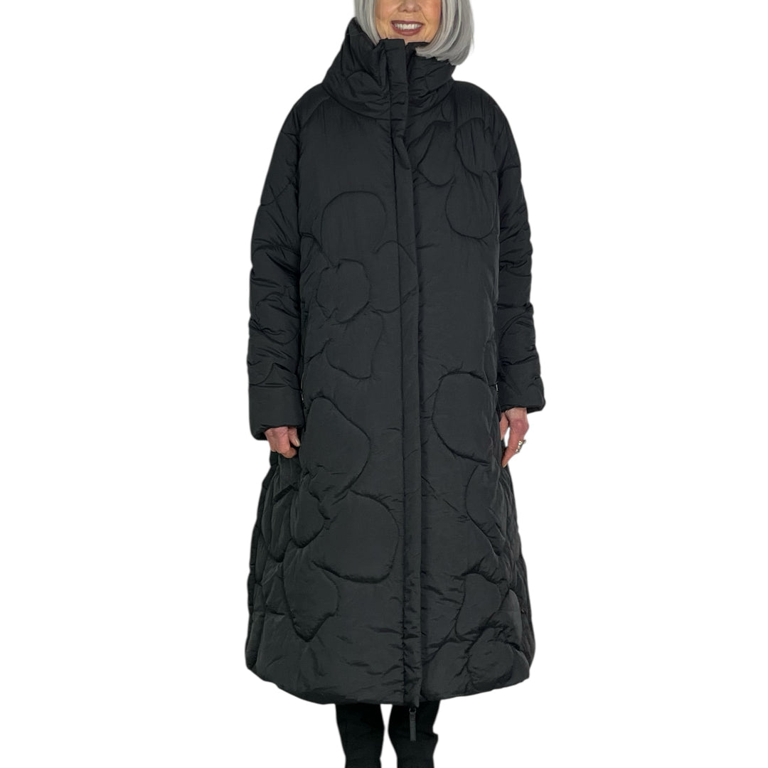QUILTED PUFFER LONG COAT